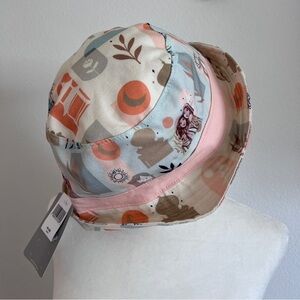 NWT DISNEY PARKS Bucket Sun Hat Ariel, Tiana, Snow White, Rapunzel, Moana-NWT